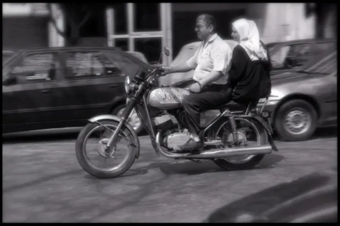 Framed Print : Two on a motor bike Cairo, Egypt Framed Print : Two on a motor bike Cairo, Egypt