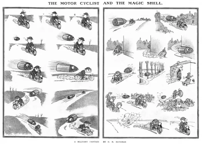 Framed Print : The Motor Cyclist and the Magnetic Shell Framed Print : The Motor Cyclist and the Magnetic Shell
