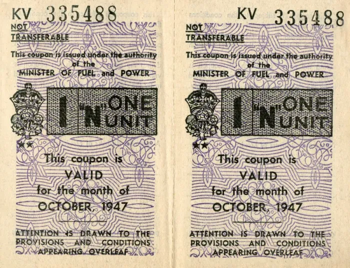 Framed Print : Two Motor Fuel Ration coupons in a booklet Framed Print : Two Motor Fuel Ration coupons in a booklet