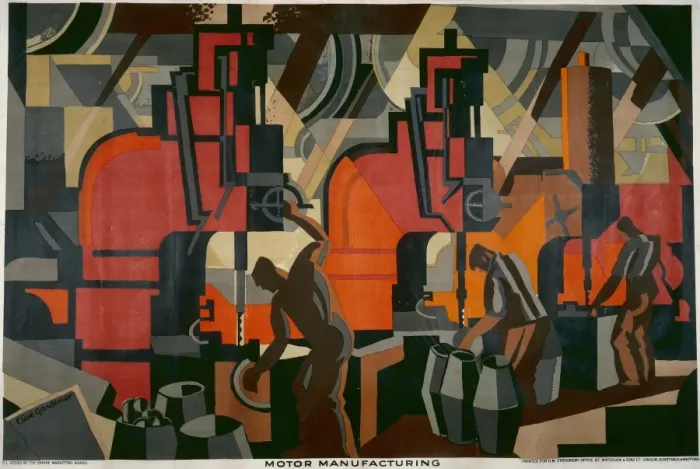 Framed Print : Motor Manufacturing Framed Print : Motor Manufacturing