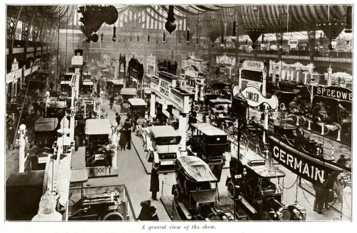 Framed Print : Motor Show at Olympia 1907 Framed Print : Motor Show at Olympia 1907