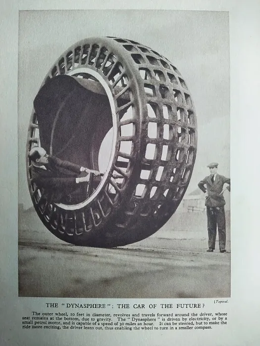 Framed Print : The Motor Picture Book, The Dynasphere Framed Print : The Motor Picture Book, The Dynasphere
