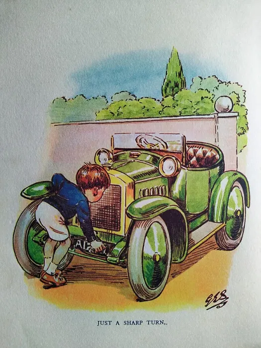 Framed Print : The Motor Picture Book, Just a Sharp Turn Framed Print : The Motor Picture Book, Just a Sharp Turn