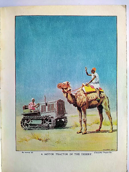 The Motor Picture Book, A Motor Tractor in the Desert