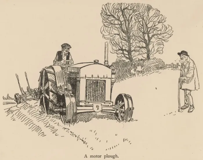 Framed Print : A motor plough Framed Print : A motor plough