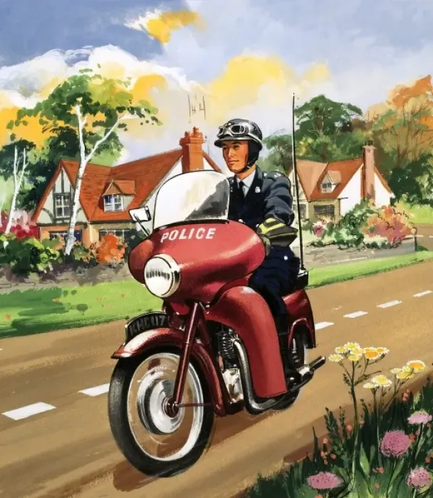 Framed Print : Motorcycle police Framed Print : Motorcycle police