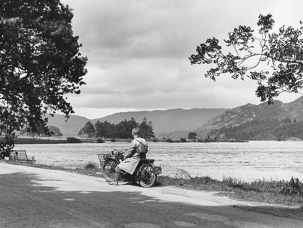 Motorcycle at Ullswater