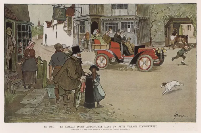 Framed Print : Motoring in England Framed Print : Motoring in England