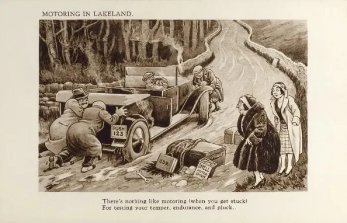 Framed Print : Motoring in Lakeland Framed Print : Motoring in Lakeland