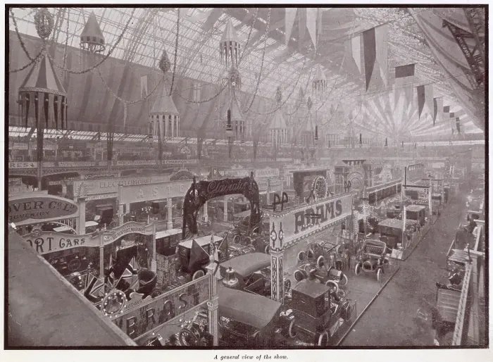 Framed Print : Motoring Show at Olympia 1906 Framed Print : Motoring Show at Olympia 1906