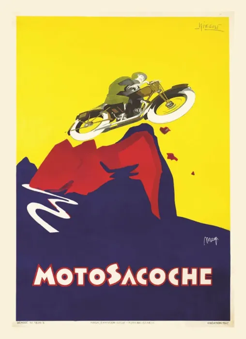 Framed Print : Motosacoche Poster by Nizzoli Framed Print : Motosacoche Poster by Nizzoli