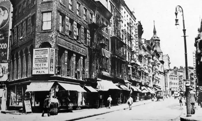 Framed Print : Mott Street Chinatown New York Victorian period Framed Print : Mott Street Chinatown New York Victorian period