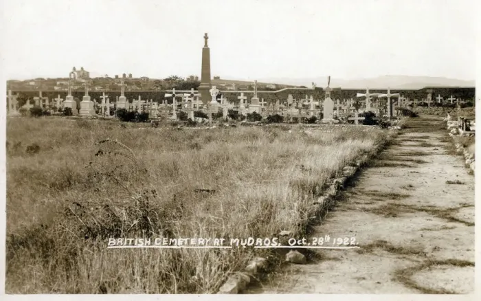 Framed Print : Moudros, Lemnos, Greece - The British Cemetery Date: 1922 Framed Print : Moudros, Lemnos, Greece - The British Cemetery Date: 1922