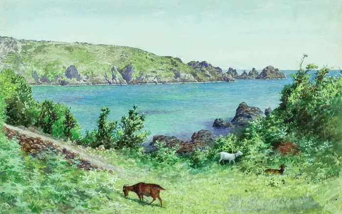 Framed Print : Moulin Huet Bay, Guernsey, Channel Islands Framed Print : Moulin Huet Bay, Guernsey, Channel Islands
