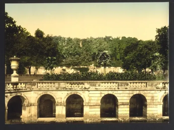Framed Print : Mount Cavalier, Nimes, France Framed Print : Mount Cavalier, Nimes, France
