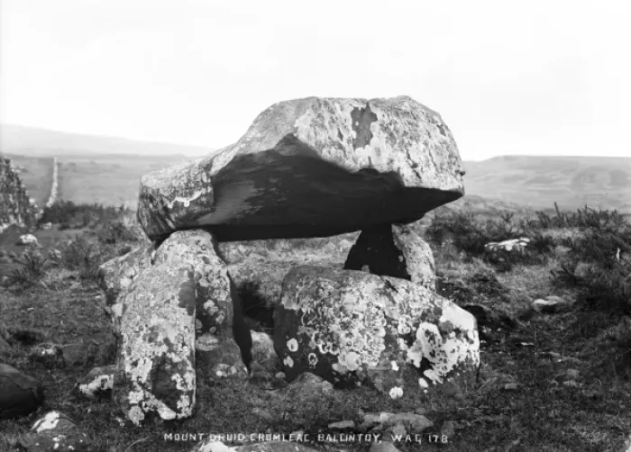 Framed Print : Mount Druid Cromlech, Ballintoy Framed Print : Mount Druid Cromlech, Ballintoy