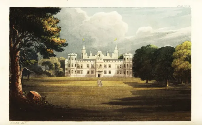 Framed Print : Mount Edgcumbe, Cornwall, seat of the Richard Edgcumbe Framed Print : Mount Edgcumbe, Cornwall, seat of the Richard Edgcumbe