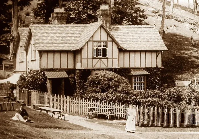 Framed Print : Mount Edgcumbe Park Beechwood cottage Plymouth Framed Print : Mount Edgcumbe Park Beechwood cottage Plymouth