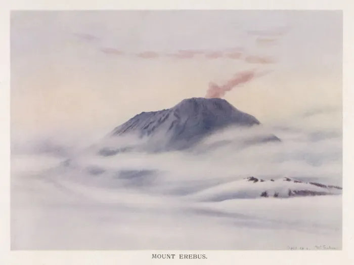 Framed Print : MOUNT EREBUS / ANTARCTIC Framed Print : MOUNT EREBUS / ANTARCTIC