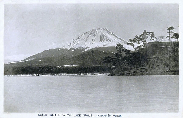 Mount Fuji, Japan - Shoji Hotel with Lake Shoji