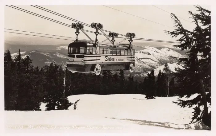 Framed Print : Mount Hood Skiway - leaving the Upper Terminal Framed Print : Mount Hood Skiway - leaving the Upper Terminal