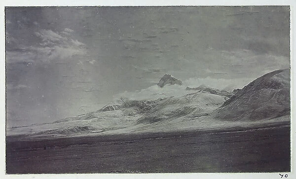 Mount Jomolhari or Chomolhari, on the border between Tibet and Bhutan, from a fascinating album which reveals new details on a little-known campaign in which a British military force brushed aside Tibetan defences to capture Lhasa, in 1904