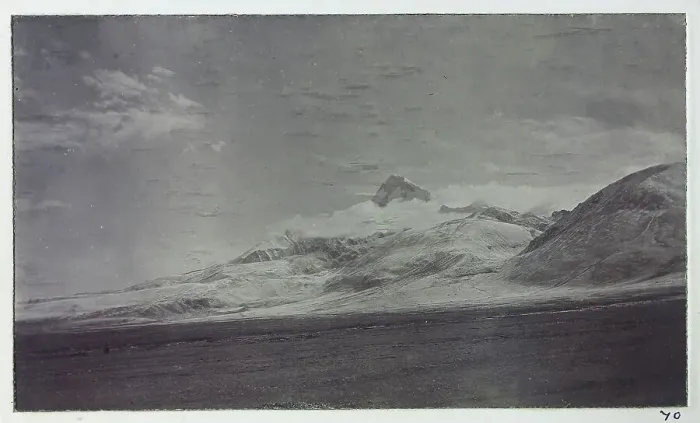 Framed Print : Mount Jomolhari or Chomolhari, on the border between Tibet and Bhutan, from a fascinating album which reveals new details on a little-known campaign in which a British military force brushed aside Tibetan defences to capture Lhasa, in 1904 Framed Print : Mount Jomolhari or Chomolhari, on the border between Tibet and Bhutan, from a fascinating album which reveals new details on a little-known campaign in which a British military force brushed aside Tibetan defences to capture Lhasa, in 1904
