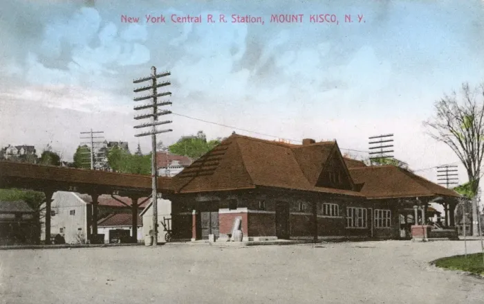 Framed Print : Mount Kisco station, Westchester County, New York State, USA Framed Print : Mount Kisco station, Westchester County, New York State, USA