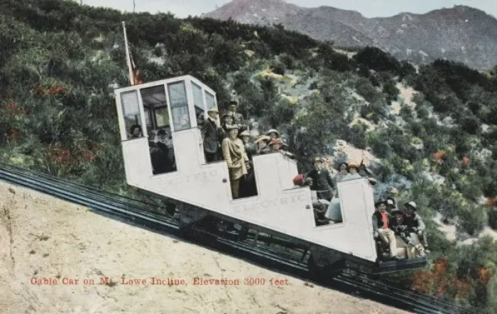 Framed Print : Mount Lowe scenic railway Framed Print : Mount Lowe scenic railway