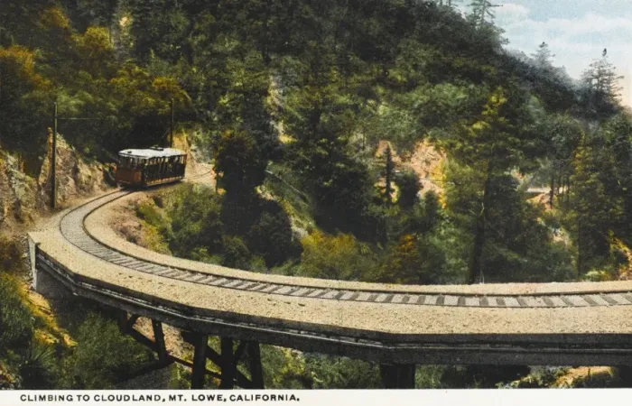 Framed Print : Mount Lowe scenic railway Framed Print : Mount Lowe scenic railway