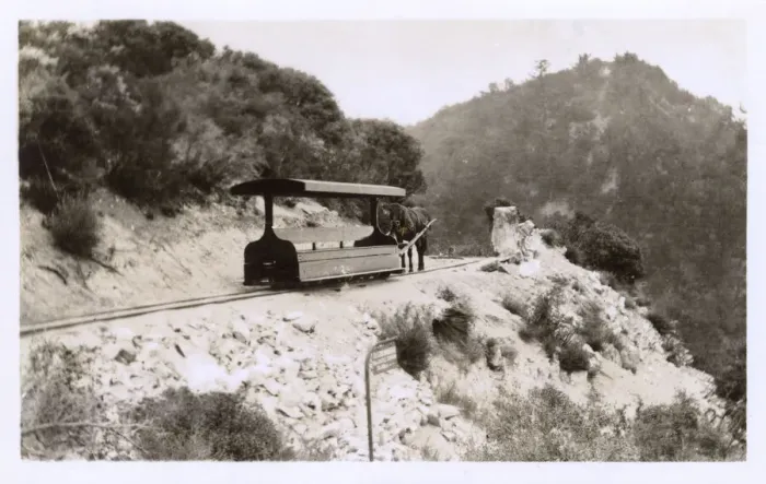 Framed Print : Mount Lowe scenic railway, California, USA Framed Print : Mount Lowe scenic railway, California, USA