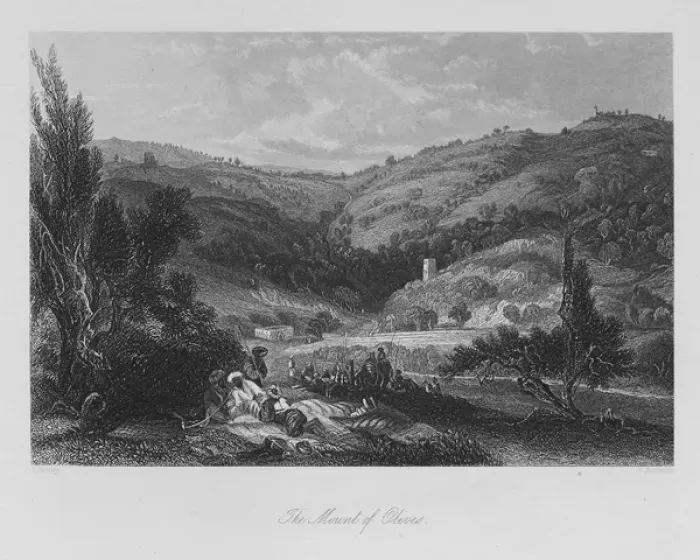 Framed Print : Mount of Olives repeats Framed Print : Mount of Olives repeats