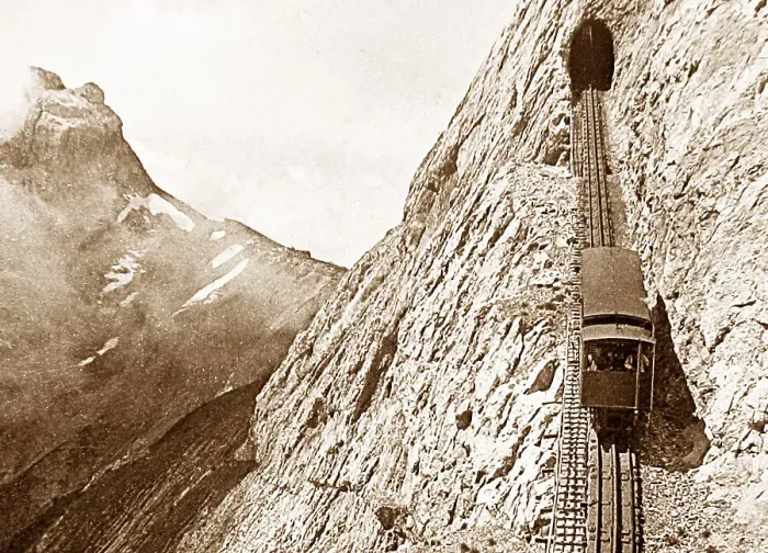 Framed Print : Mount Pilatus Railway, Switzerland Framed Print : Mount Pilatus Railway, Switzerland