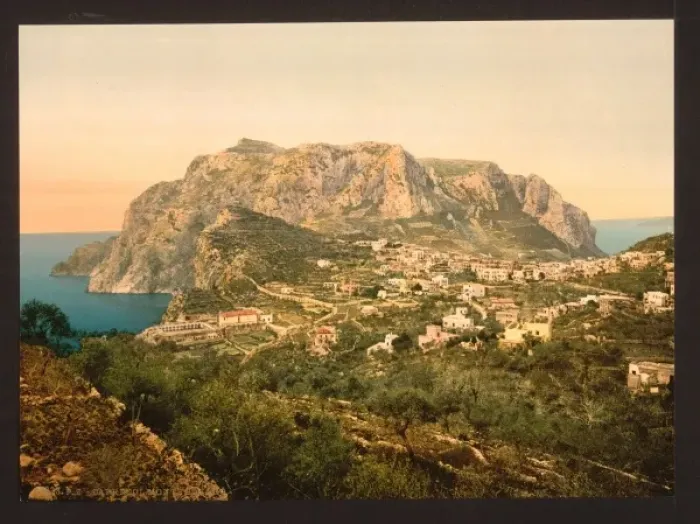 Framed Print : Mount Solaro, Capri Island, Italy Framed Print : Mount Solaro, Capri Island, Italy