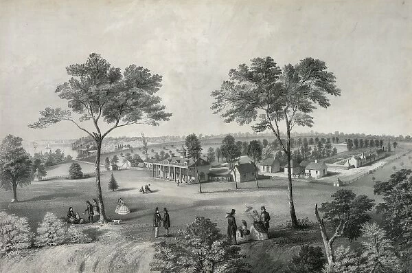 Mount Vernon, the home of Washington