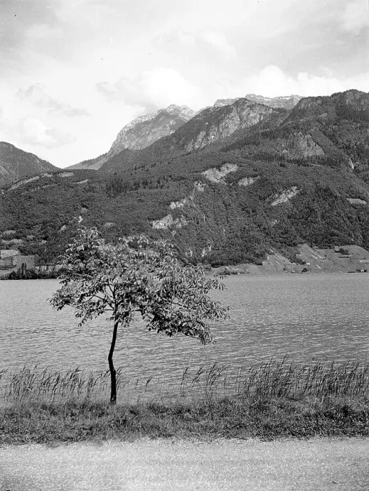 Framed Print : Mountain backdrop to a lake near Albertville Framed Print : Mountain backdrop to a lake near Albertville