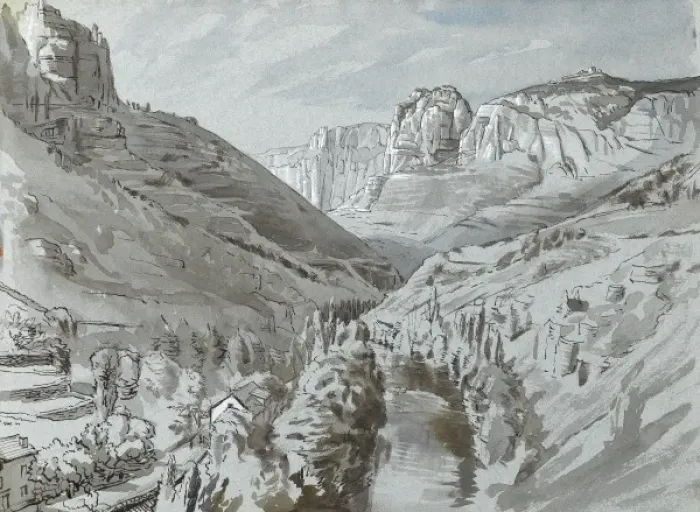 Framed Print : Mountain landscape Framed Print : Mountain landscape