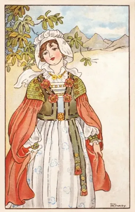 Framed Print : The mountain noblewoman Framed Print : The mountain noblewoman