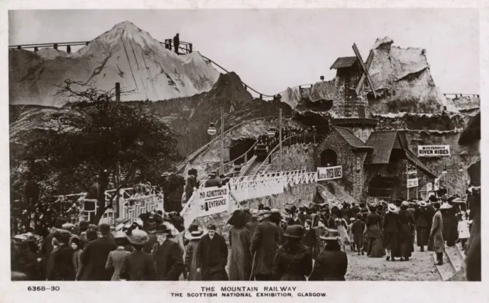 Framed Print : Mountain Railway Ride, Scottish National Exhibition, Glasgow Framed Print : Mountain Railway Ride, Scottish National Exhibition, Glasgow