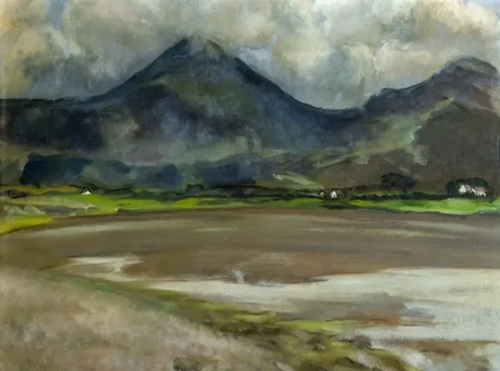 Framed Print : Mountain Scene, Co. Down Framed Print : Mountain Scene, Co. Down