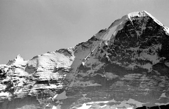 Framed Print : Mountain view in the Alps Framed Print : Mountain view in the Alps