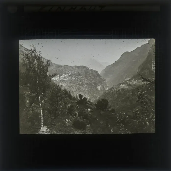 Framed Print : Mountain View of Finhault Municipality, Switzerland Framed Print : Mountain View of Finhault Municipality, Switzerland