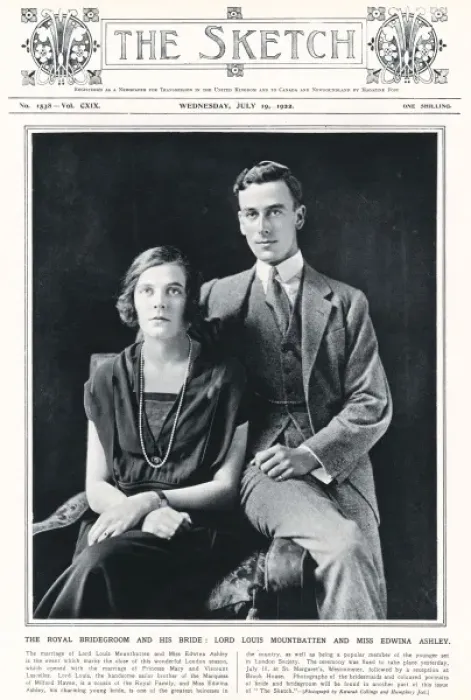 Framed Print : Mountbatten wedding 1922 Framed Print : Mountbatten wedding 1922