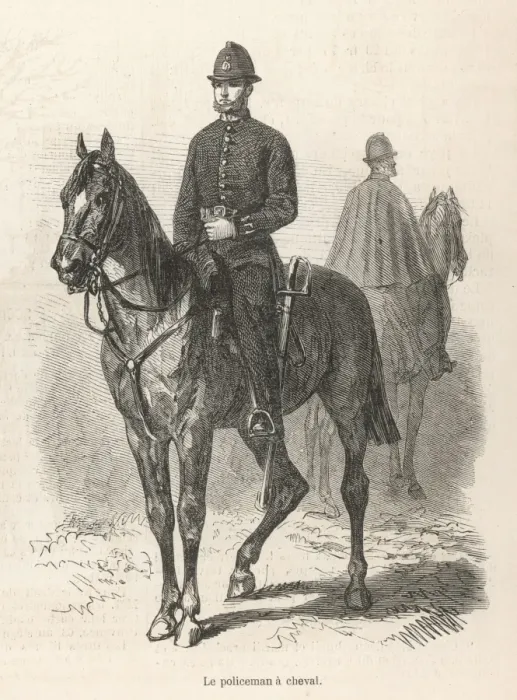 Framed Print : Mounted Police / London Framed Print : Mounted Police / London