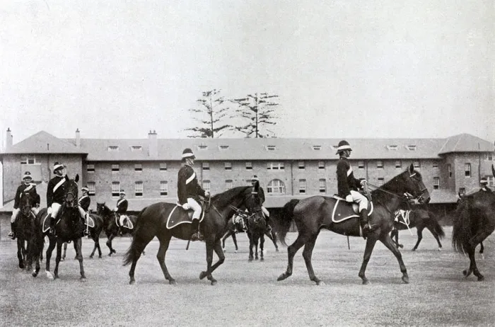 Framed Print : Mounted police, New South Wales, Sydney, Australia Framed Print : Mounted police, New South Wales, Sydney, Australia