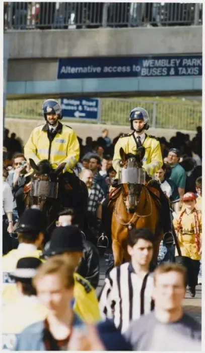 Framed Print : Mounted Police Officers Framed Print : Mounted Police Officers