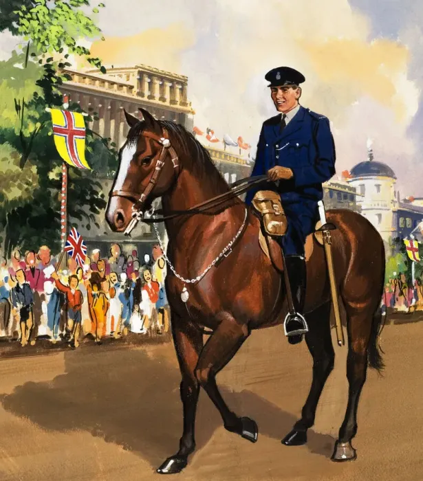 Framed Print : Mounted Policeman Framed Print : Mounted Policeman