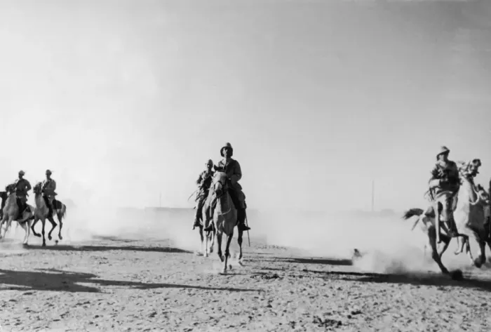 Framed Print : Mounted Troops in Iraq Framed Print : Mounted Troops in Iraq