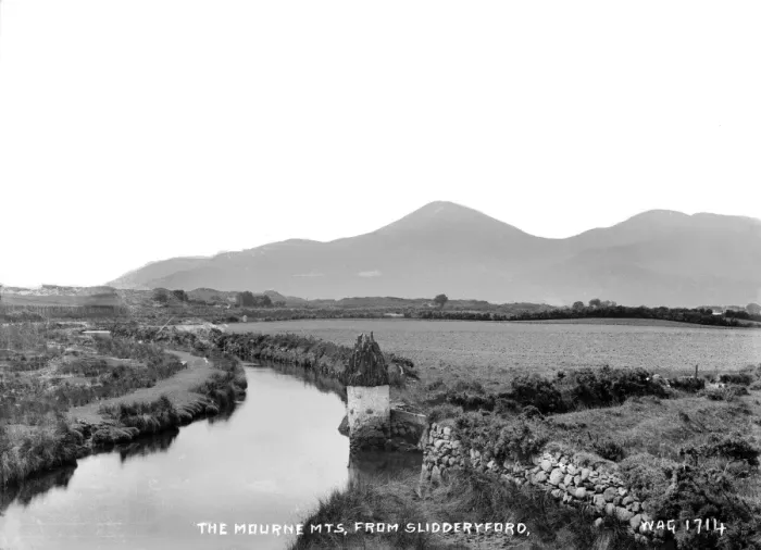 Framed Print : The Mourne Mts. from Slidderyford Framed Print : The Mourne Mts. from Slidderyford