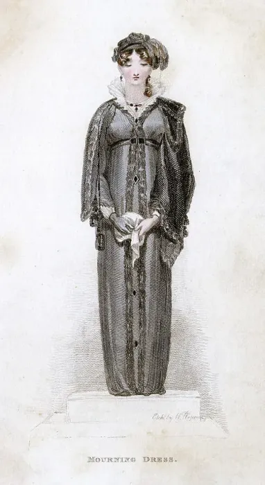 Framed Print : MOURNING / DRESS - 1811 Framed Print : MOURNING / DRESS - 1811